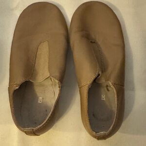 Brown Leather Ballet Shoes